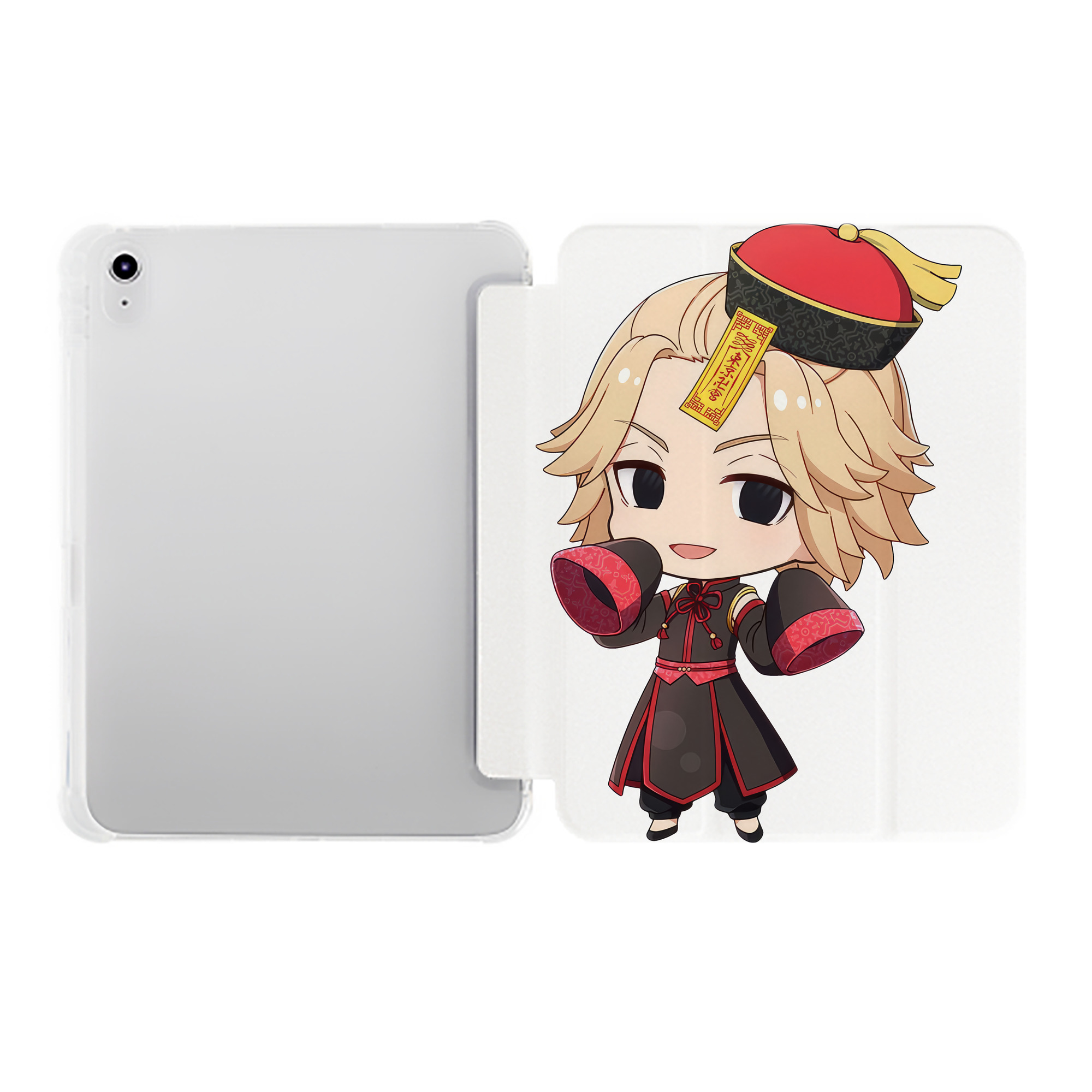 （画像用） 東京リベンジャーズ Tokyo Revengers IPad ケース ペン収納付き 三つ折りスタンド PUレザー×シリコン 対応機種9.5/10.5/10.9インチ